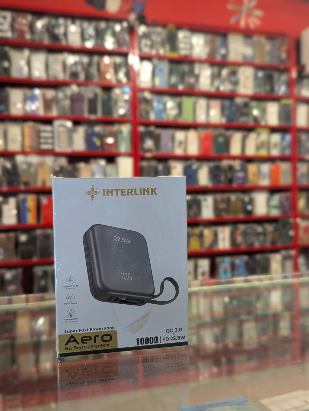 Interlink Aero 10000mAh Power Bank - Front