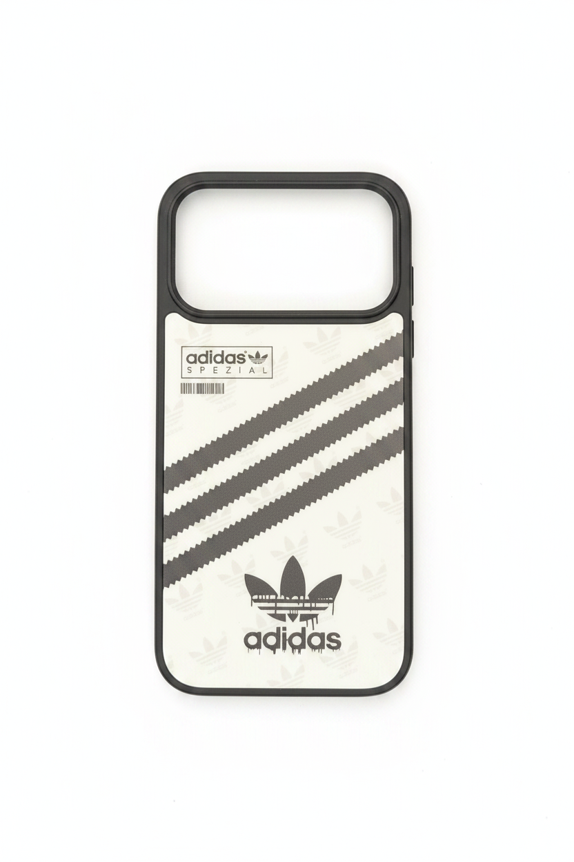 Adidas Spezial iPhone Case White Black Stripes