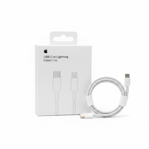 Apple USB-C to Lightning Cable White Background