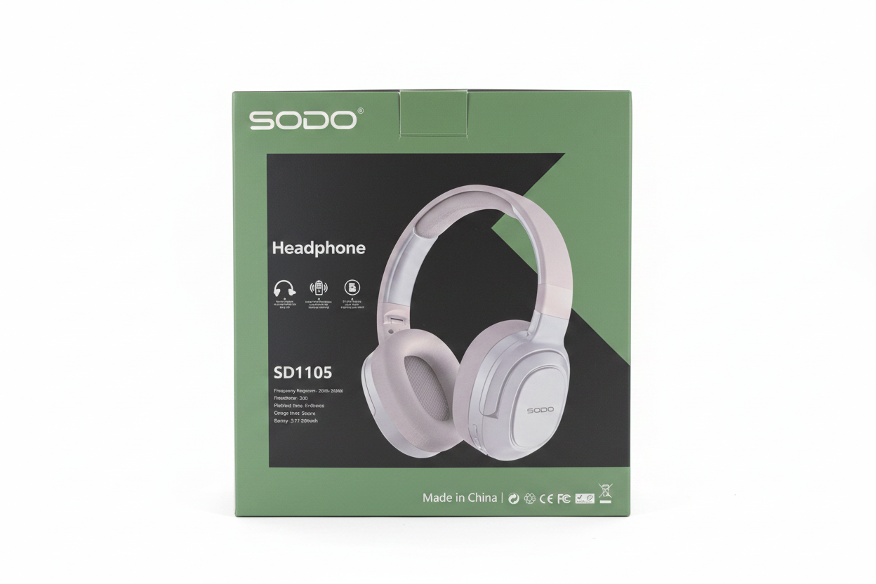 SODO SD1105 Wireless Headphones back specifications view
