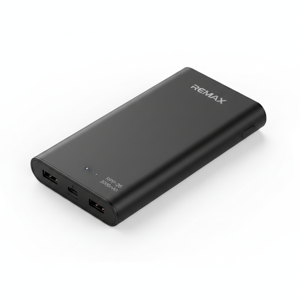 Remax RPP-26 Lango II Power Bank Studio Image