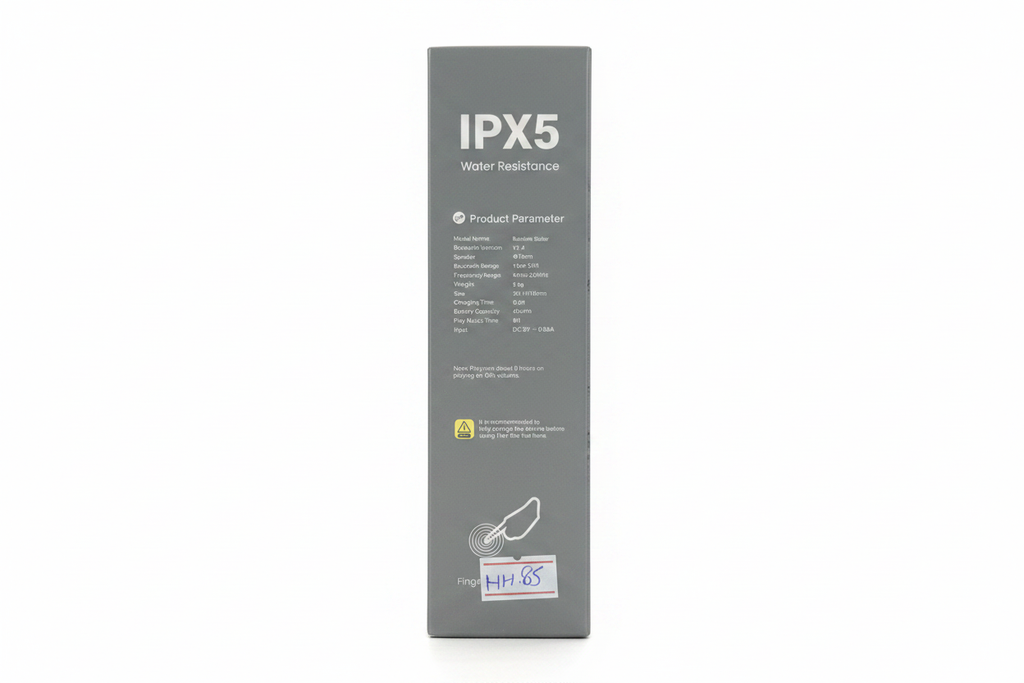 HKT Bassline Slider IPX5 specs side view