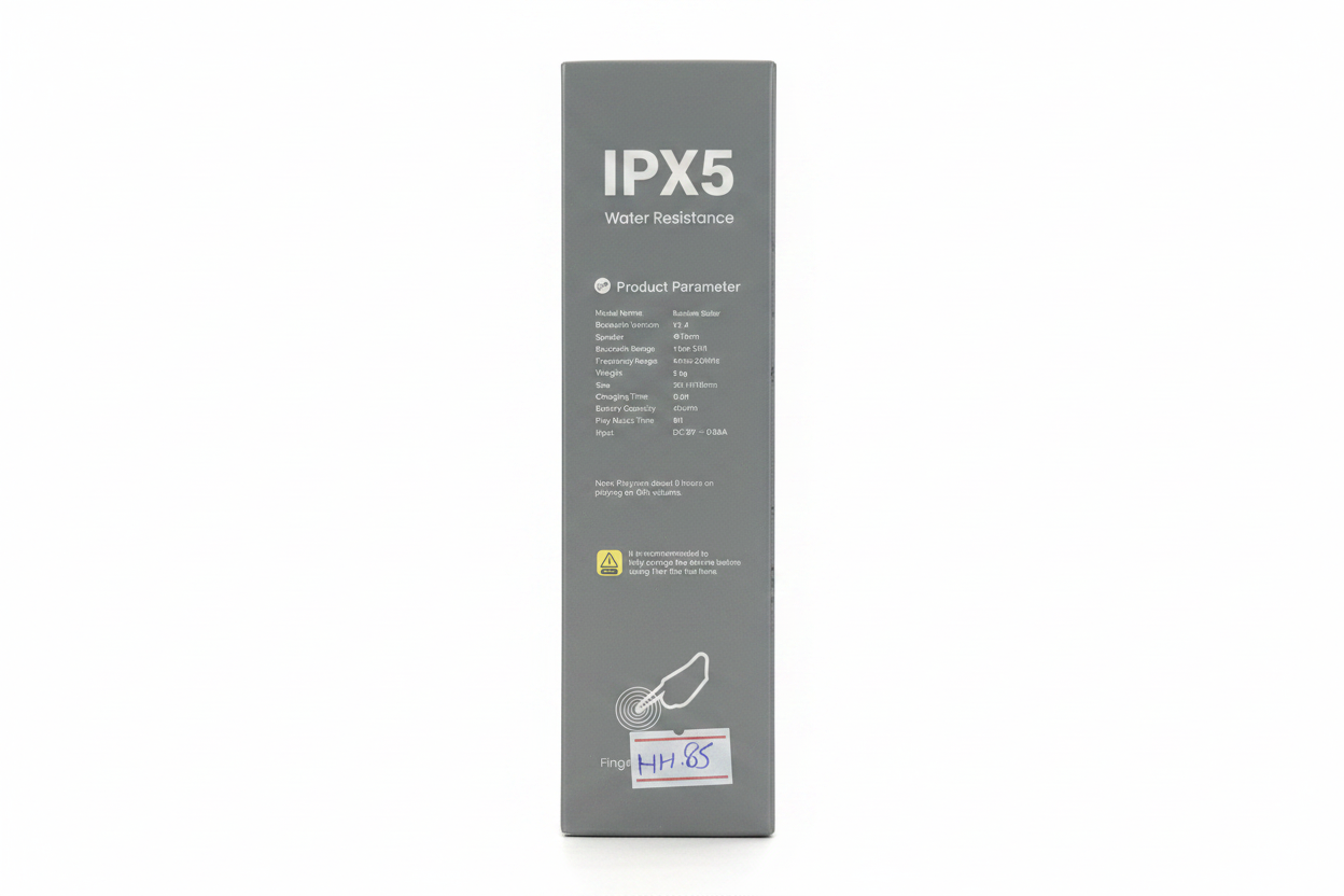 HKT Bassline Slider IPX5 specs side view