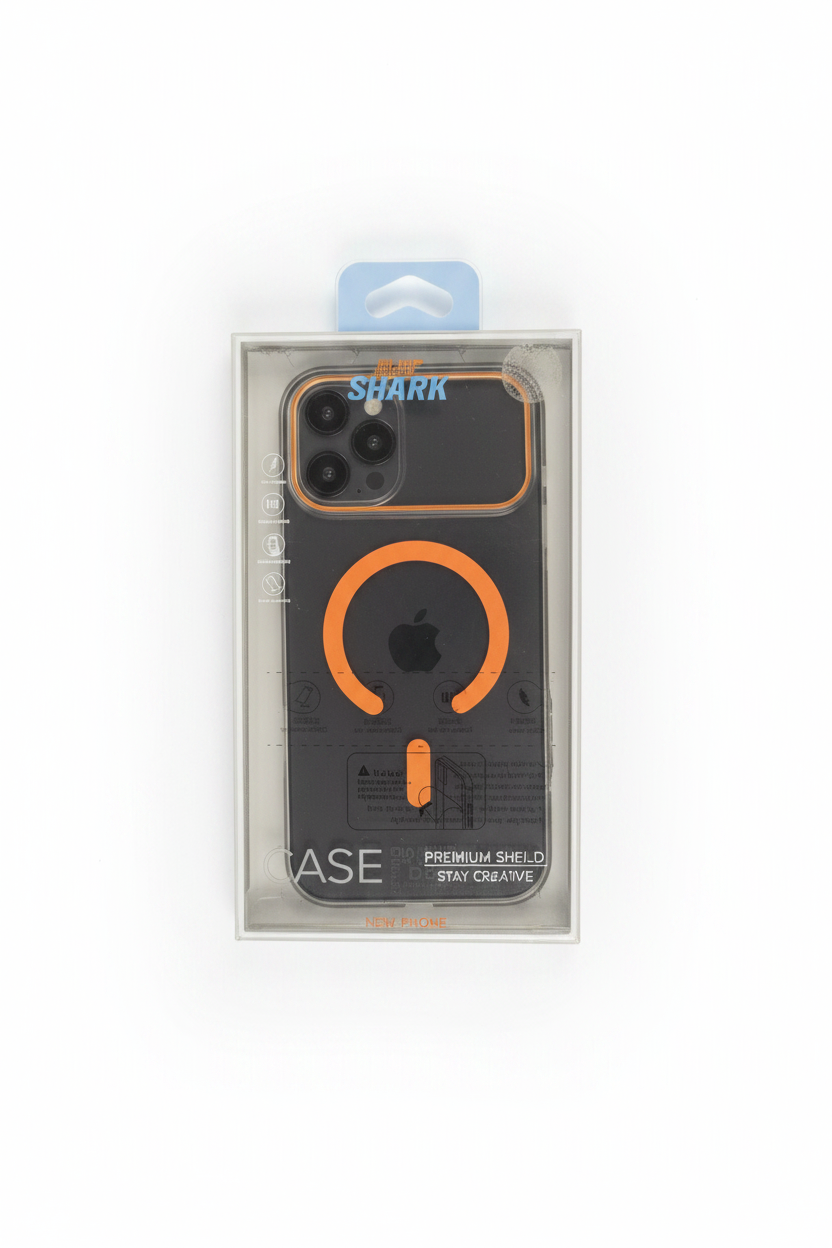 Shark Case Premium Shield iPhone Case in packaging